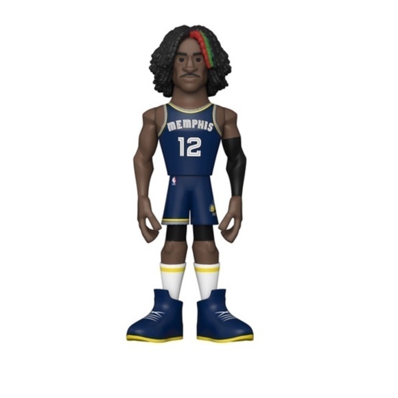 💋 New Funko Gold NBA Premium Vinyl Figure 5”T Ja Morant - Memphis - Picture 4 of 7